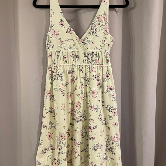 Dresses & Skirts - Women’s Yellow V-Cut Dres